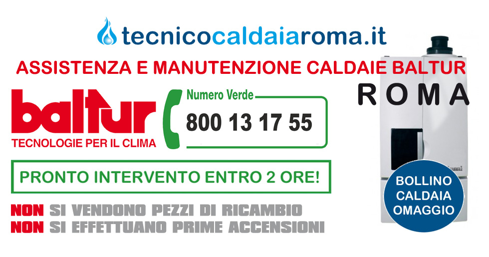 assistenza caldaie baltur roma