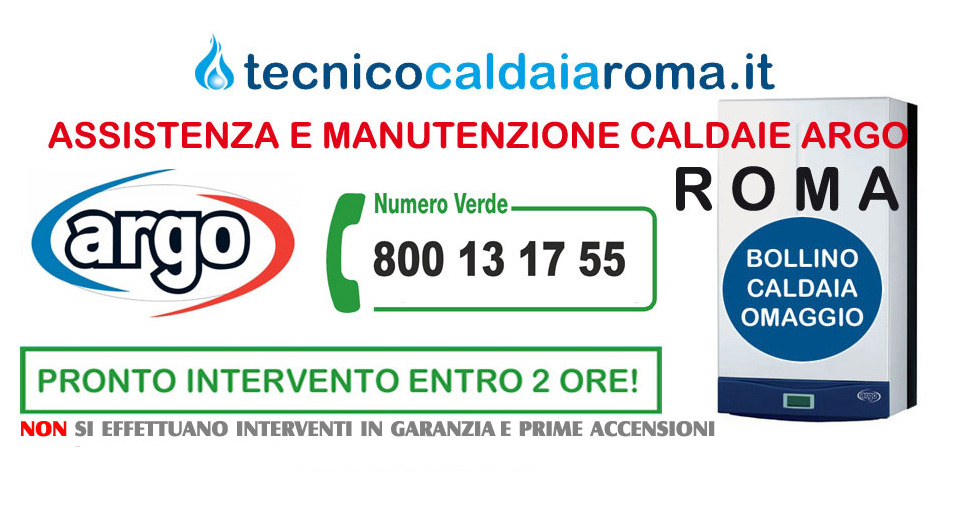assistenza caldaie Argo Roma