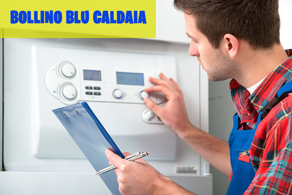 BOLLINO BLU ALLA CALDAIA