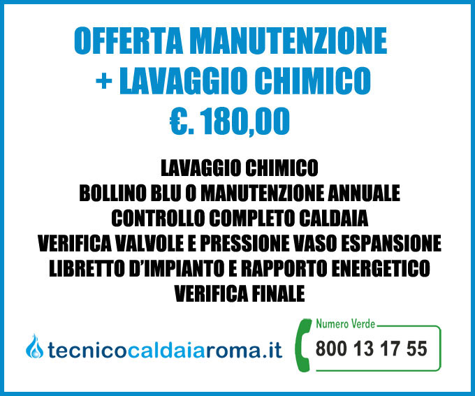 lavaggio caldaie roma